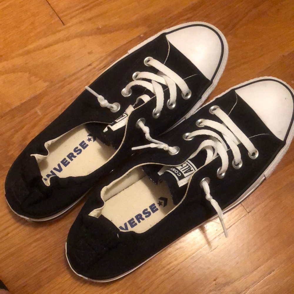 Black converse